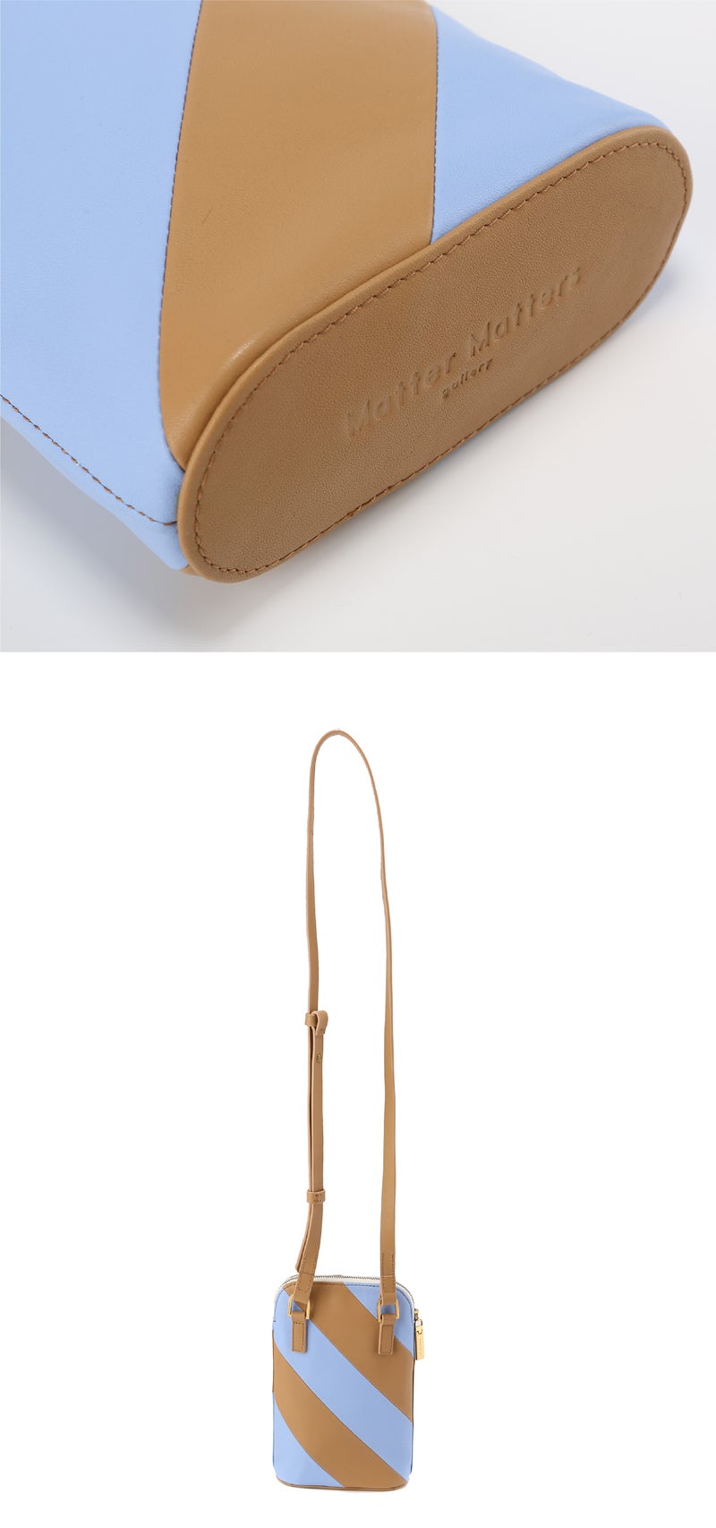 Matter Matters Mini Hama Shoulder Bag Tan/ Forget Me Not DEIMOTIV