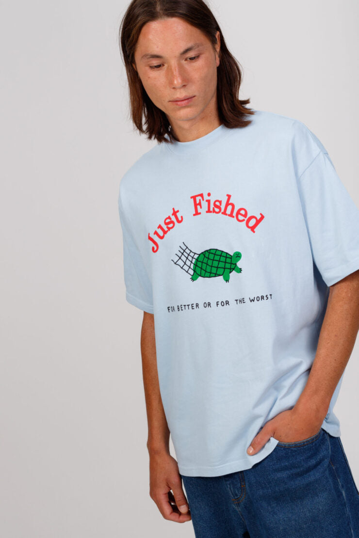 Nwhr Camiseta Unisex Just Fished DEIMOTIV