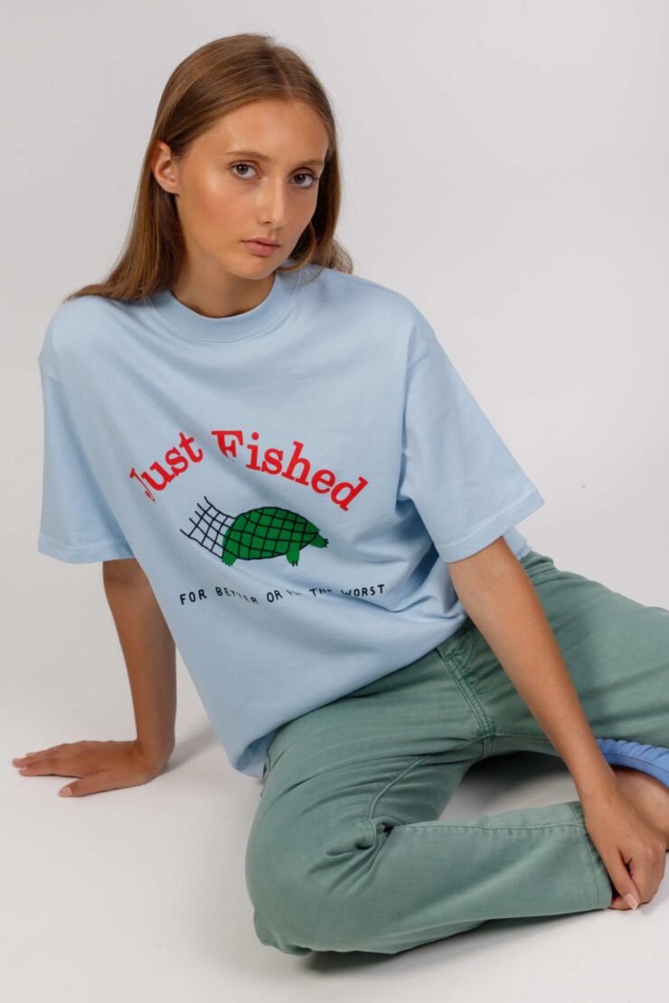 Nwhr Camiseta Unisex Just Fished DEIMOTIV