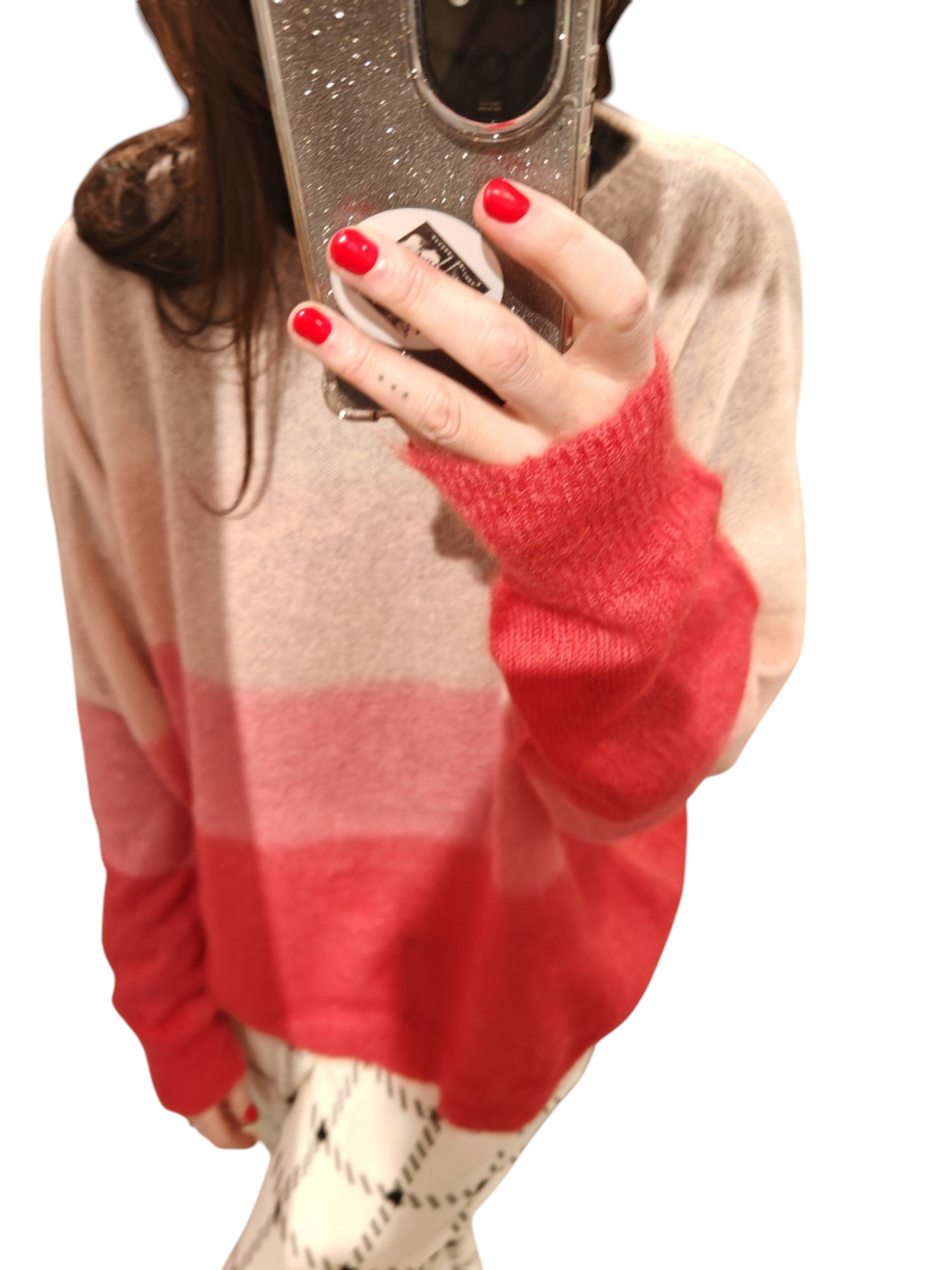 Jersey degradé rosas