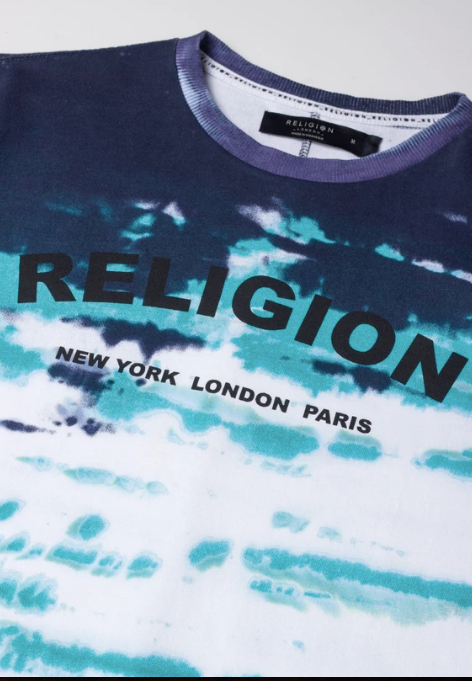 Religion Sudadera Psycho Navy Green DEIMOTIV