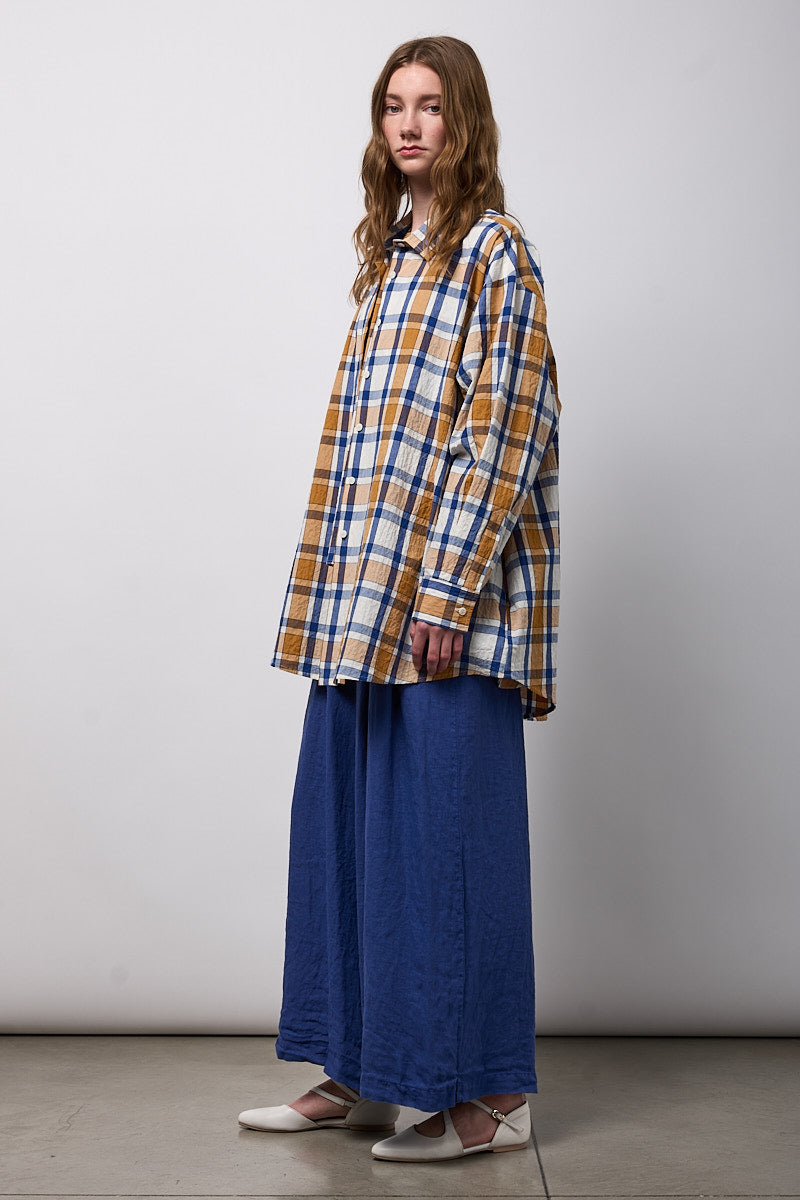 CAMISA OVERSIZE CUADROS