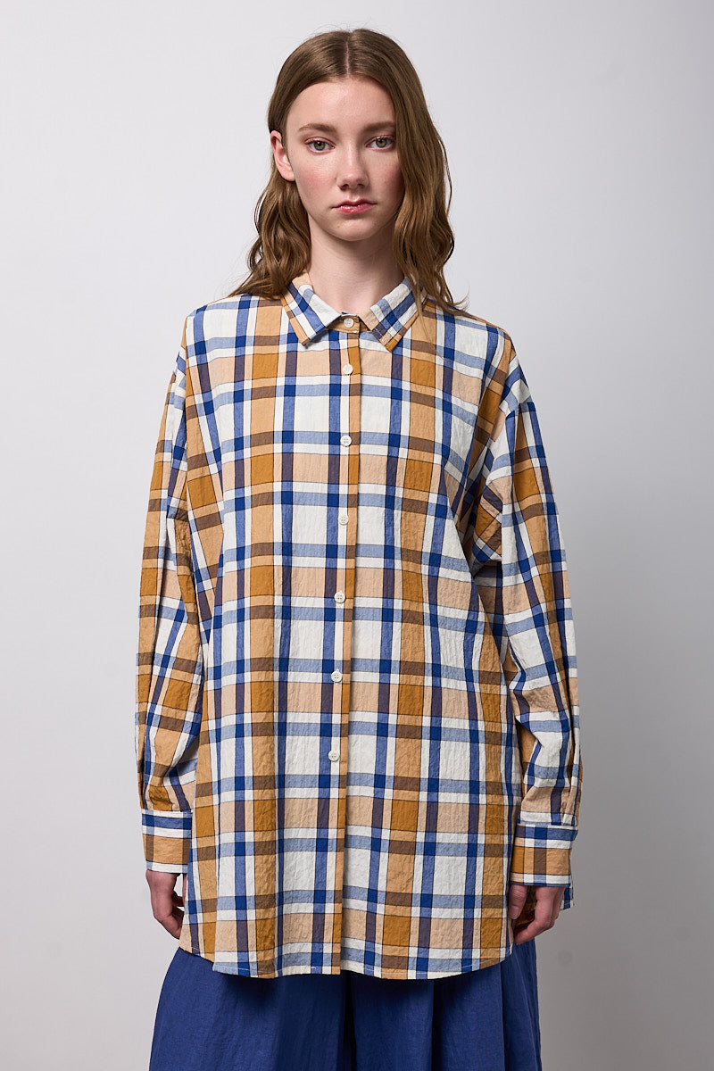 CAMISA OVERSIZE CUADROS