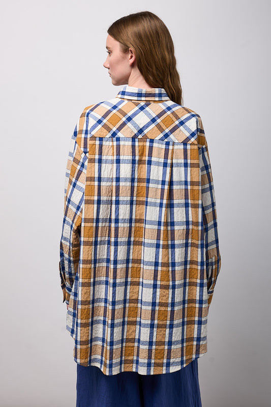 CAMISA OVERSIZE CUADROS