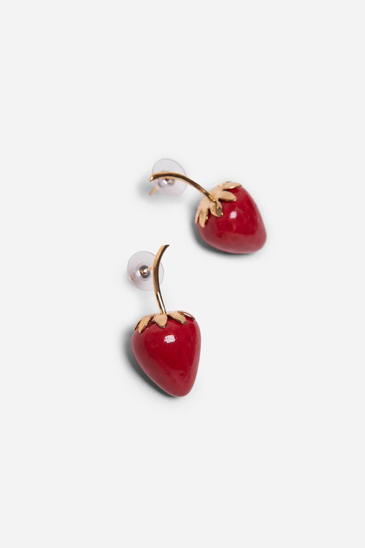 Andres Gallardo STRAWBERRY EARRINGS