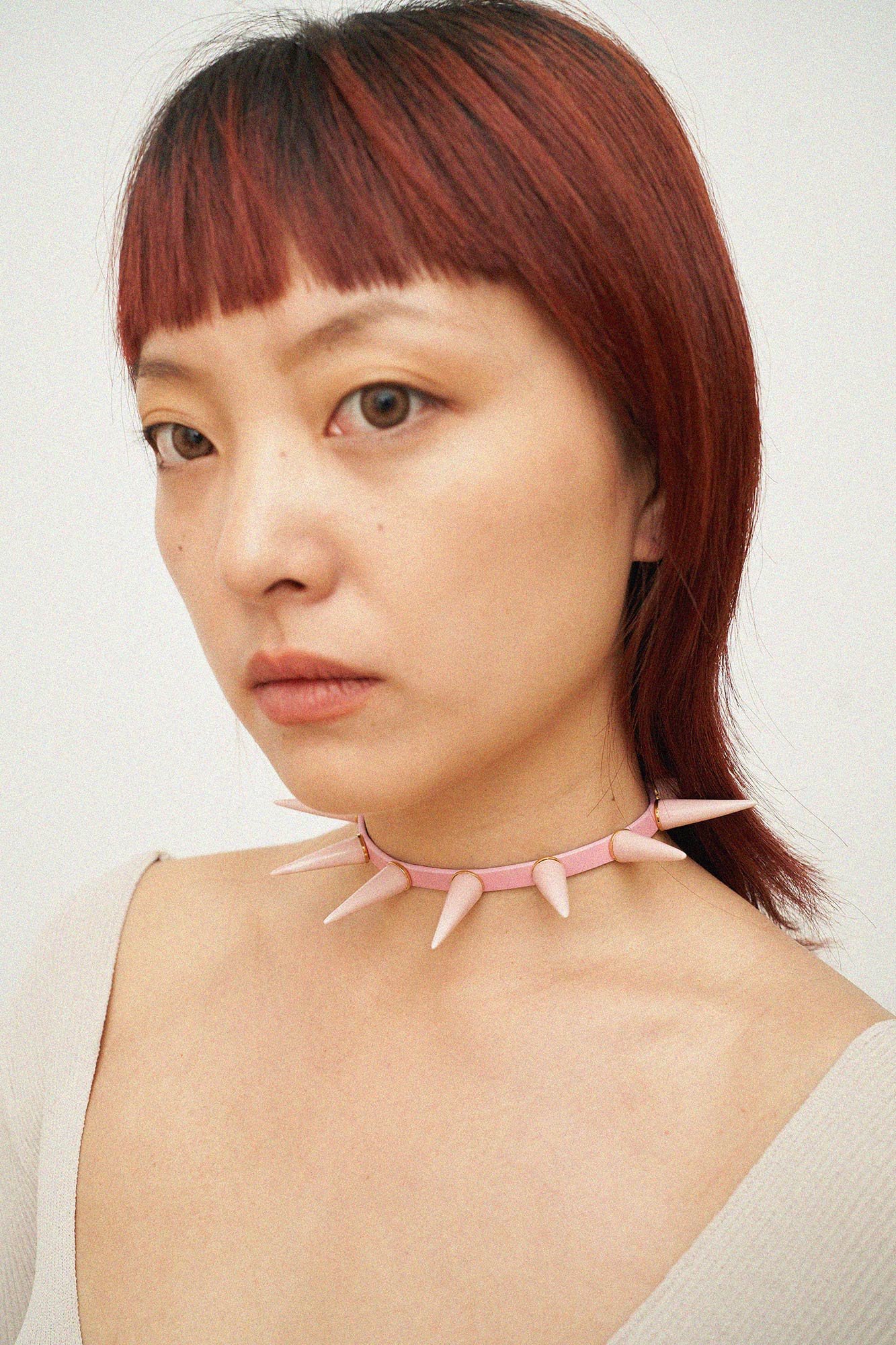 Andres Gallardo Choker Super Spike Leather