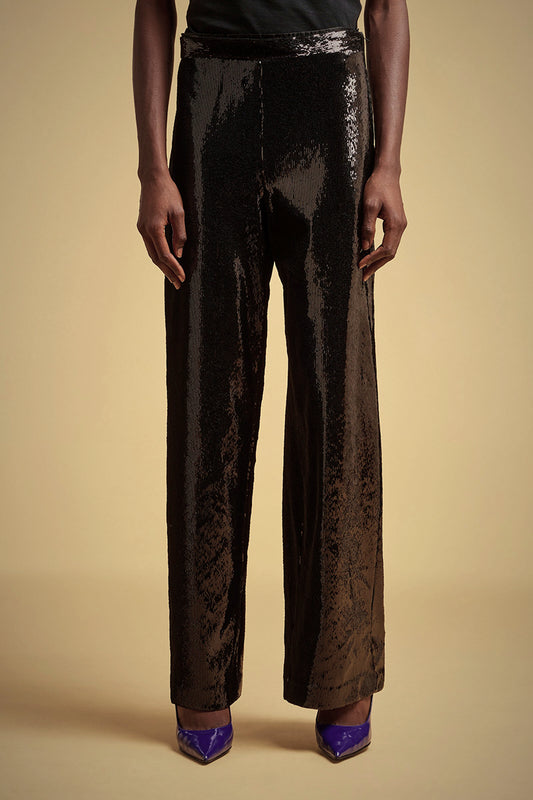 Liviana conti Pantalon SEQUIN STRAIGHT