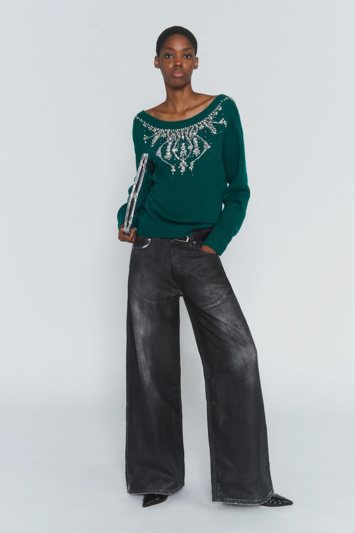 KNITWEAR WITH LOW-CUT BACK