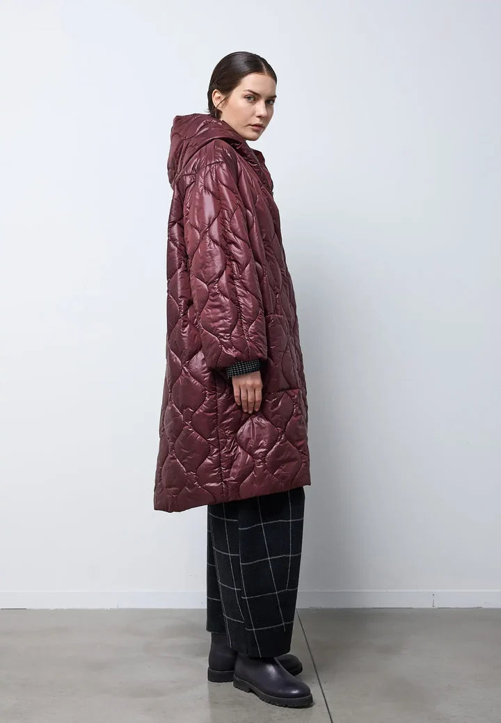 Chaqueta larga acolchada oversize