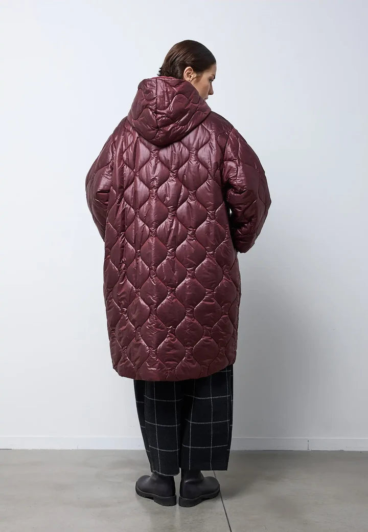 Chaqueta larga acolchada oversize