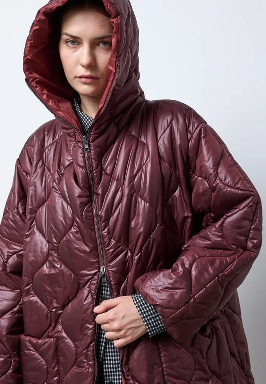 Chaqueta larga acolchada oversize