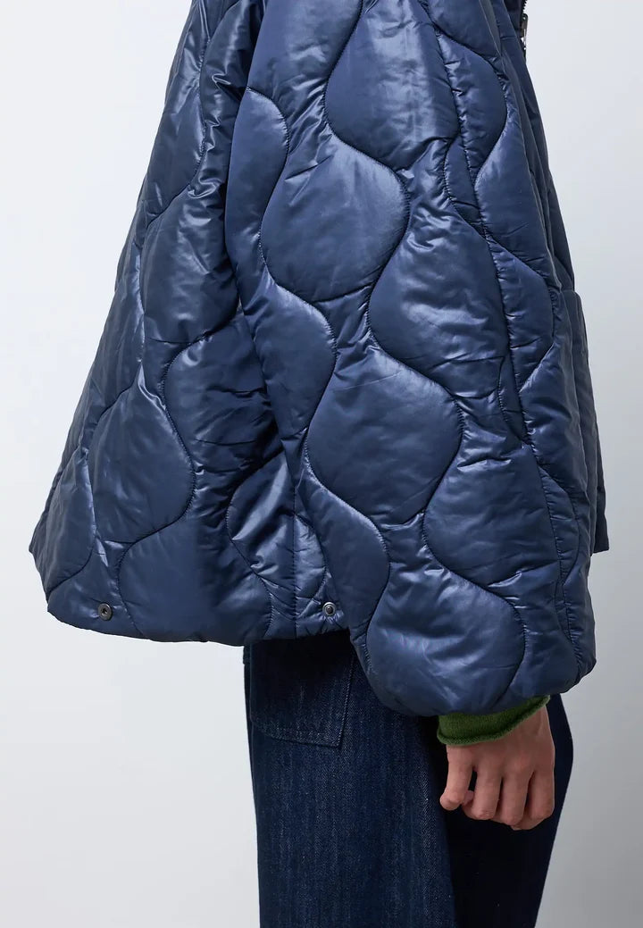 chaqueta corta acolchada reversible
