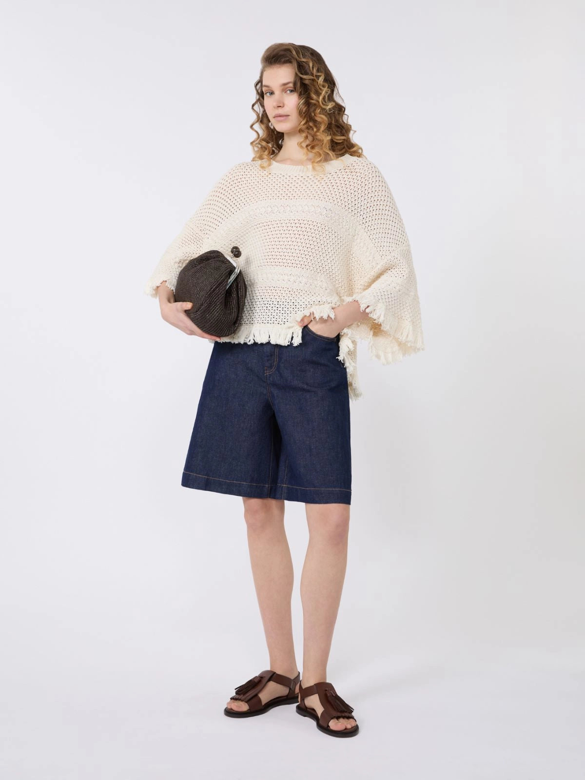 Jersey oversize de hilo de algodón