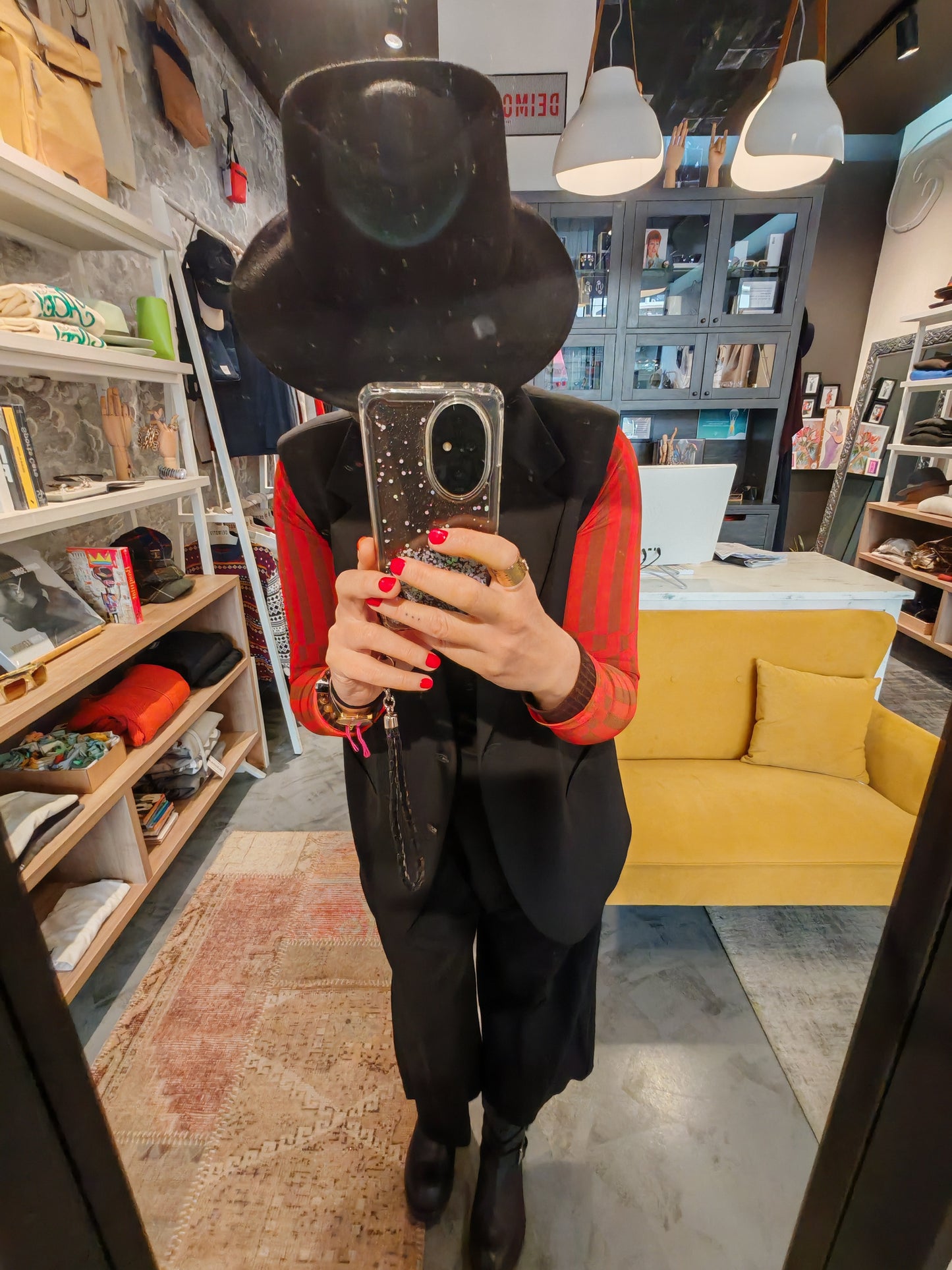 Sombrero bucket negro