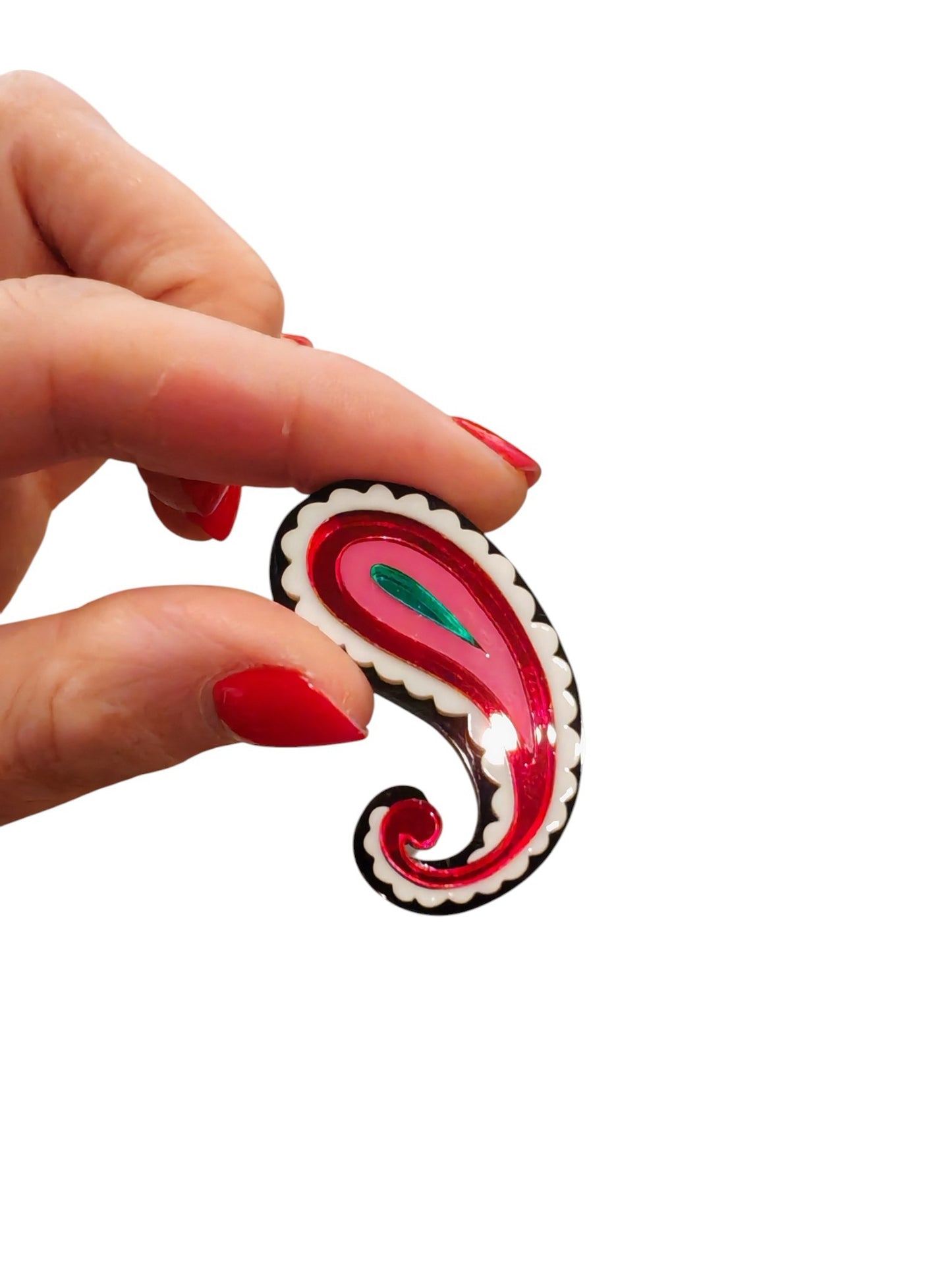 Broche lausett paysley