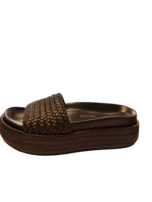 Sandalia zueco negro